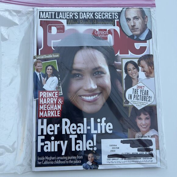 People Magazine December 18, 2017 - Prince Harry & Meghan Markle - Matt Lauer - Picture 1 of 6
